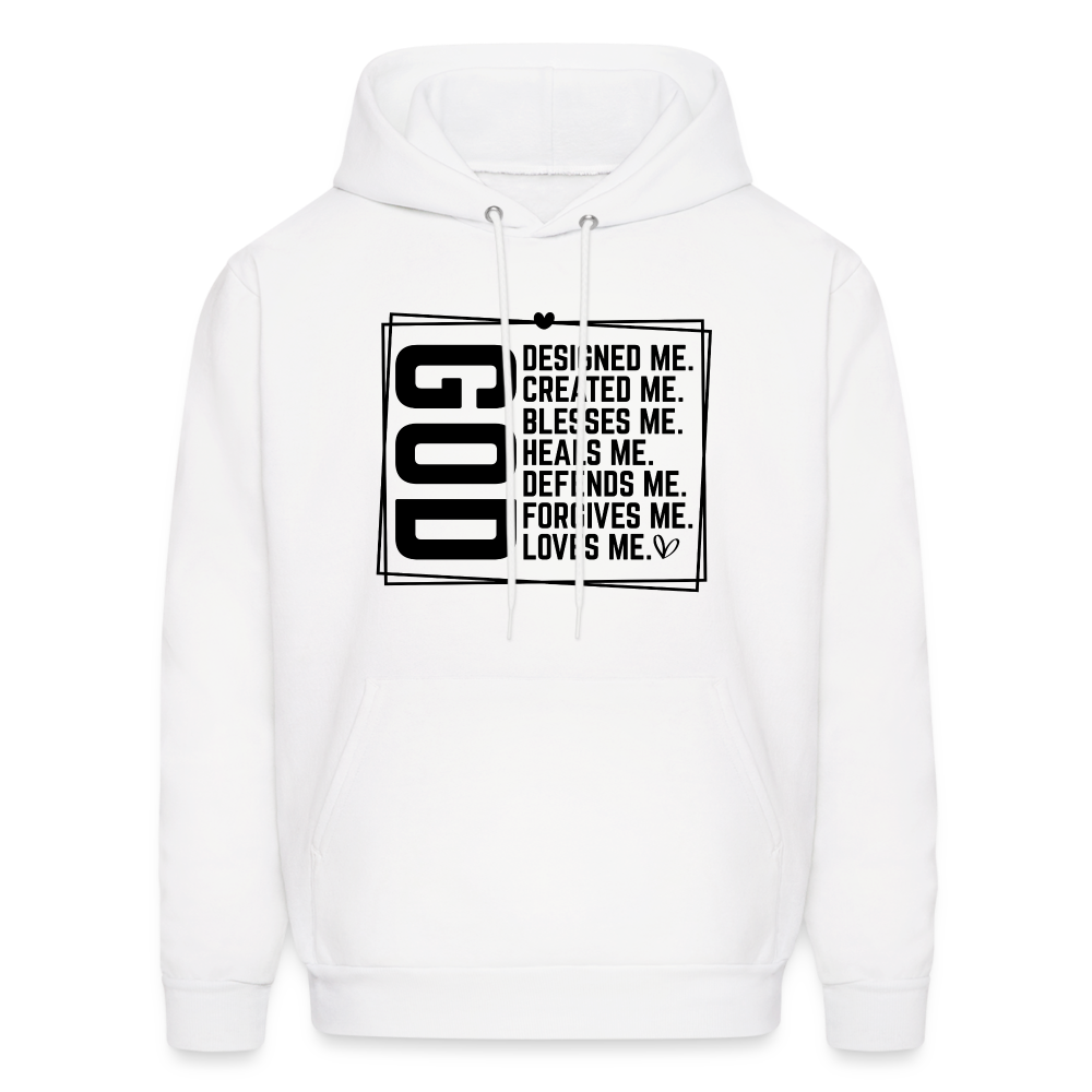 GOD Designed Me Hoodie - white