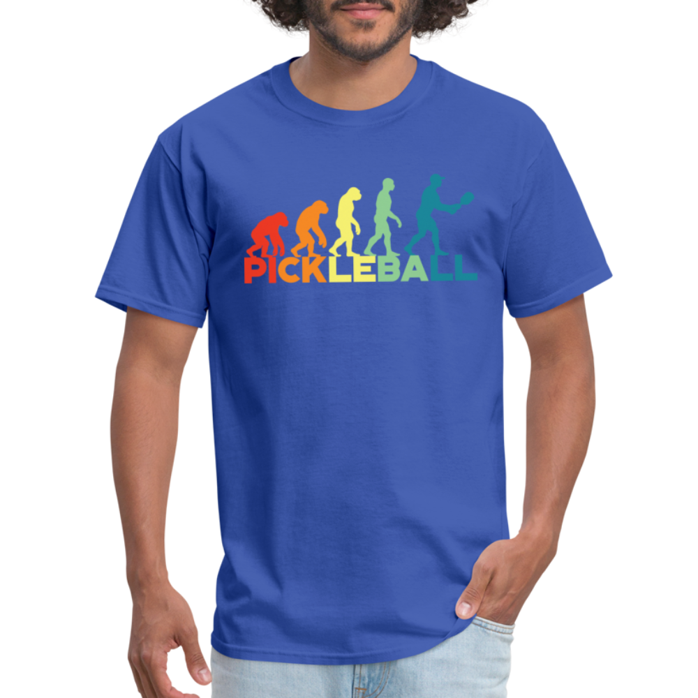 Pickleball Evolution T-Shirt - royal blue