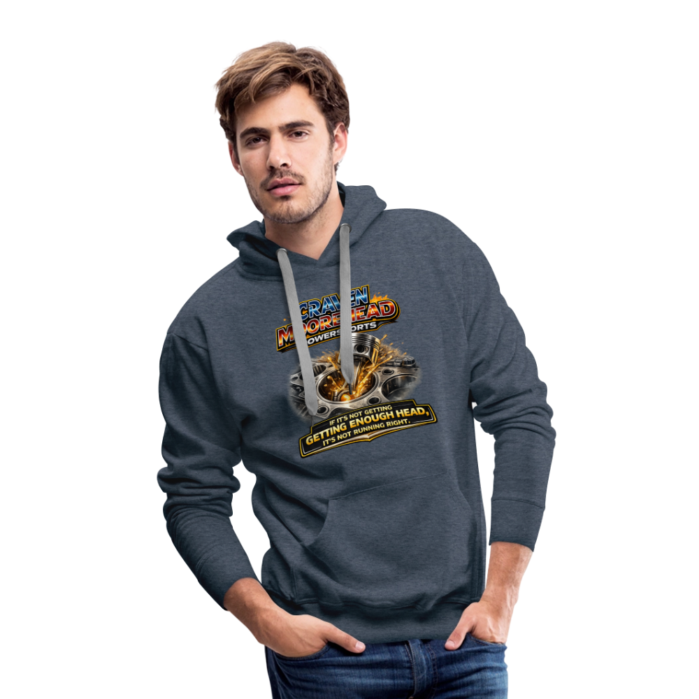 Craven Moorehead Powersports Funny Adult Humor Premium Hoodie Color: Black