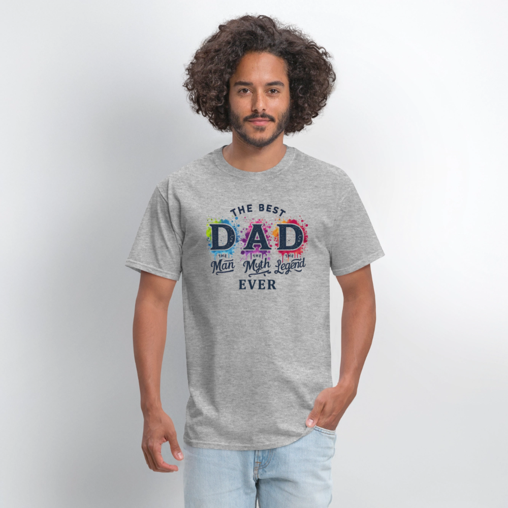 Best Dad Ever T-Shirt – “The Man, The Myth, The Legend” Color: powder blue