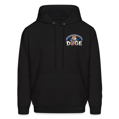 DOGE Hoodie (front/back print) - black