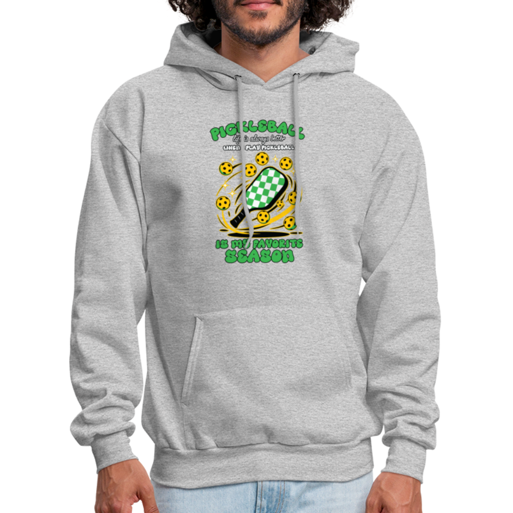 Pickleball Is My Favorite Season Hoodie - heather gray