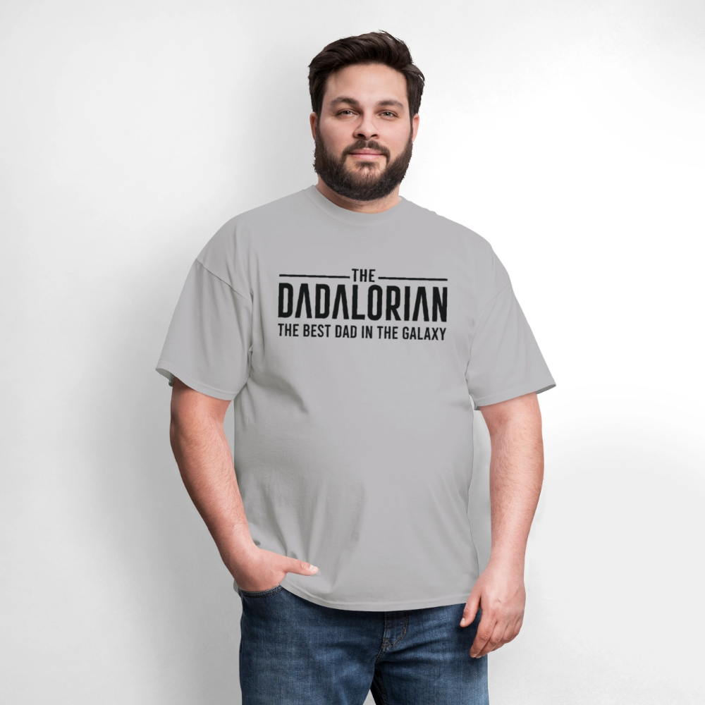 The Dadalorian The Best Dad in the Galaxy T-Shirt - gravel 