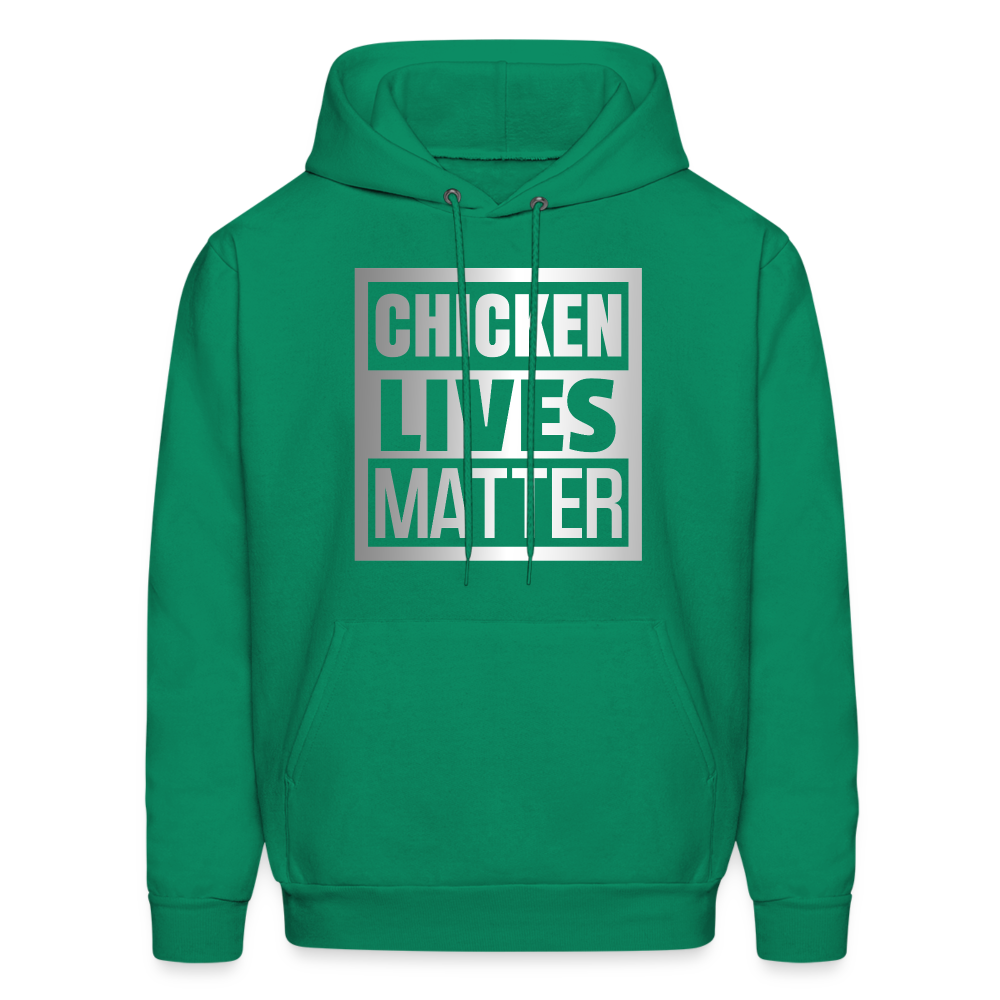 Chicken Lives Matter Hoodie - kelly green