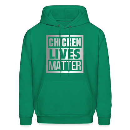 Chicken Lives Matter Hoodie - kelly green