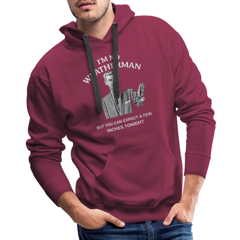 I'm No Weatherman Hoodie – Funny Adult Humor Hoodie Color: Navy