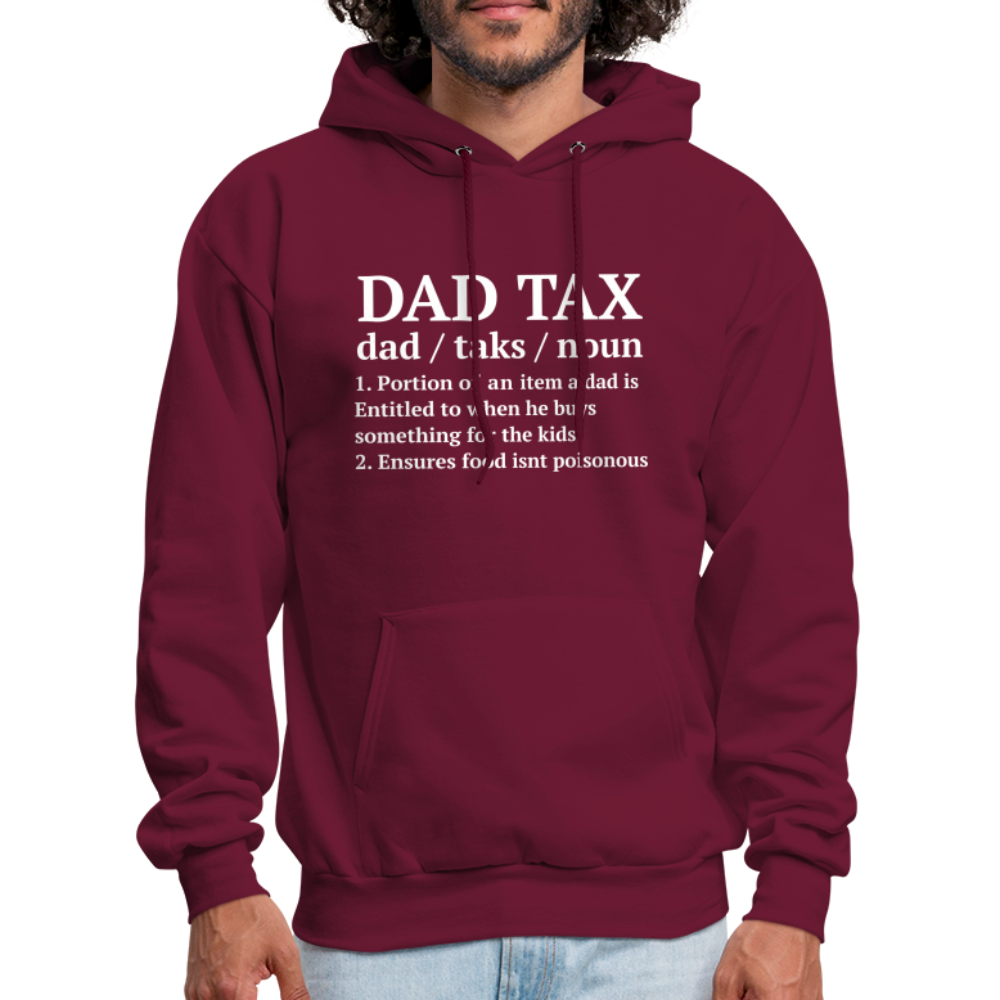 Dad Tax Hoodie (Definition) - burgundy