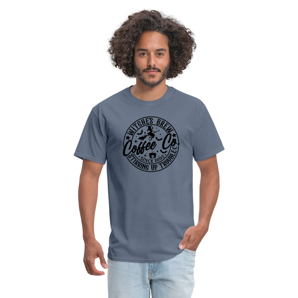 Witches Brew Coffee Co (Halloween) T-Shirt - denim