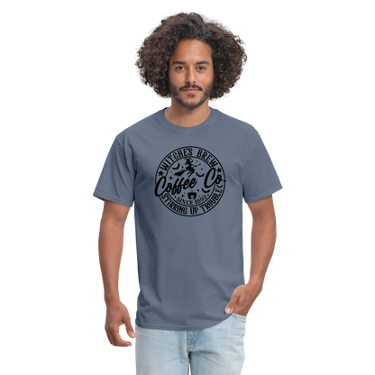 Witches Brew Coffee Co (Halloween) T-Shirt - denim