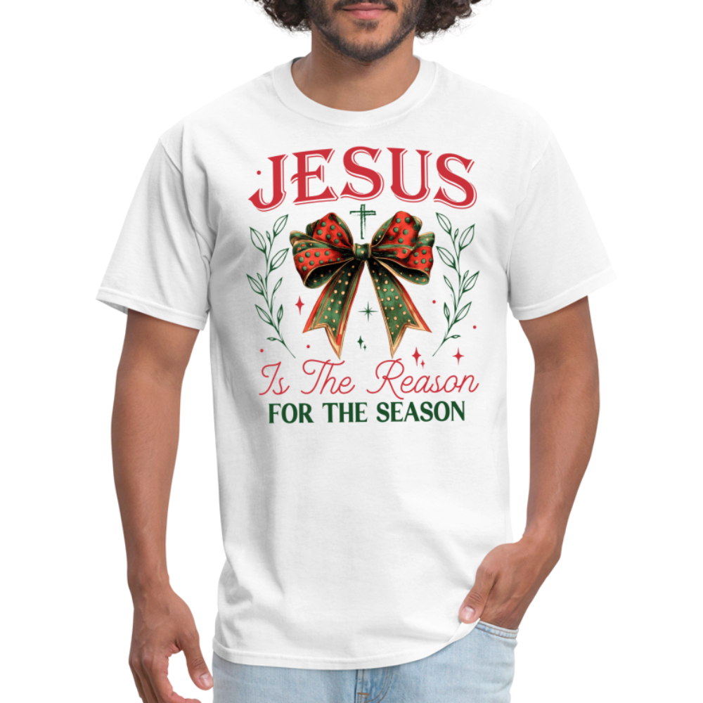 Jesus Is The Reason For The Season T-Shirt - white