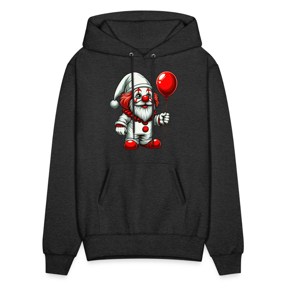 Gnome Clown Hoodie - charcoal grey