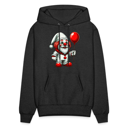 Gnome Clown Hoodie - charcoal grey