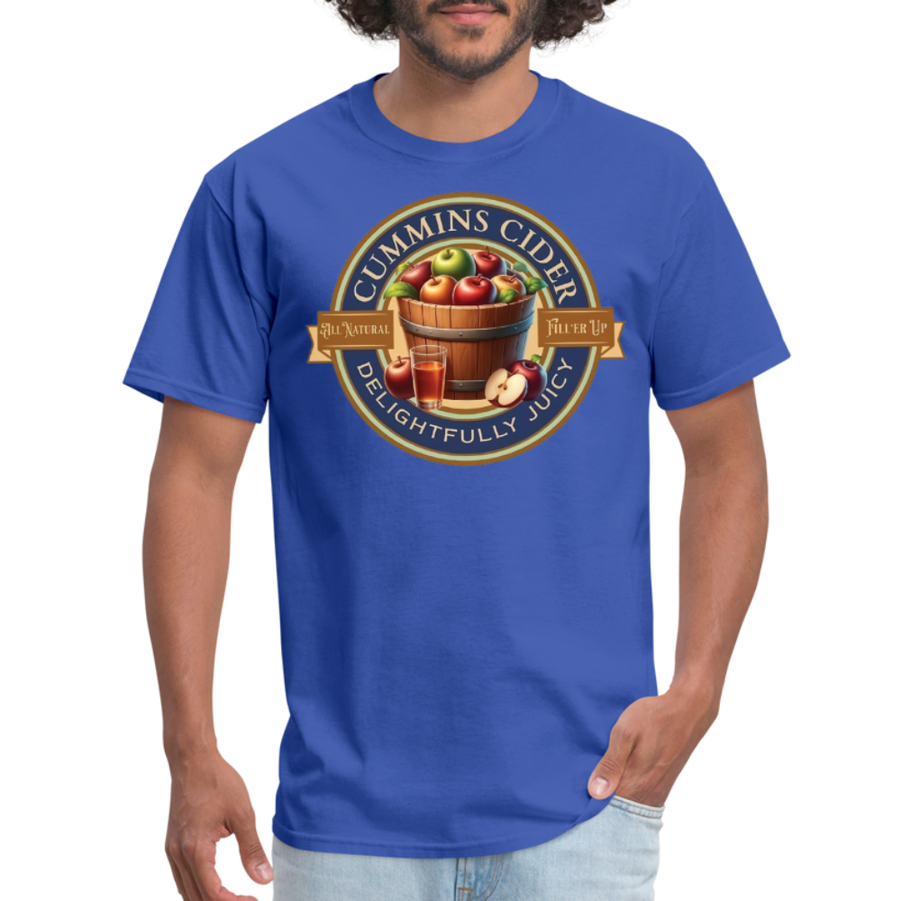 Cummins Cider (Funny Adult Humor) T-Shirt - royal blue