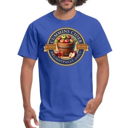 Cummins Cider (Funny Adult Humor) T-Shirt - royal blue