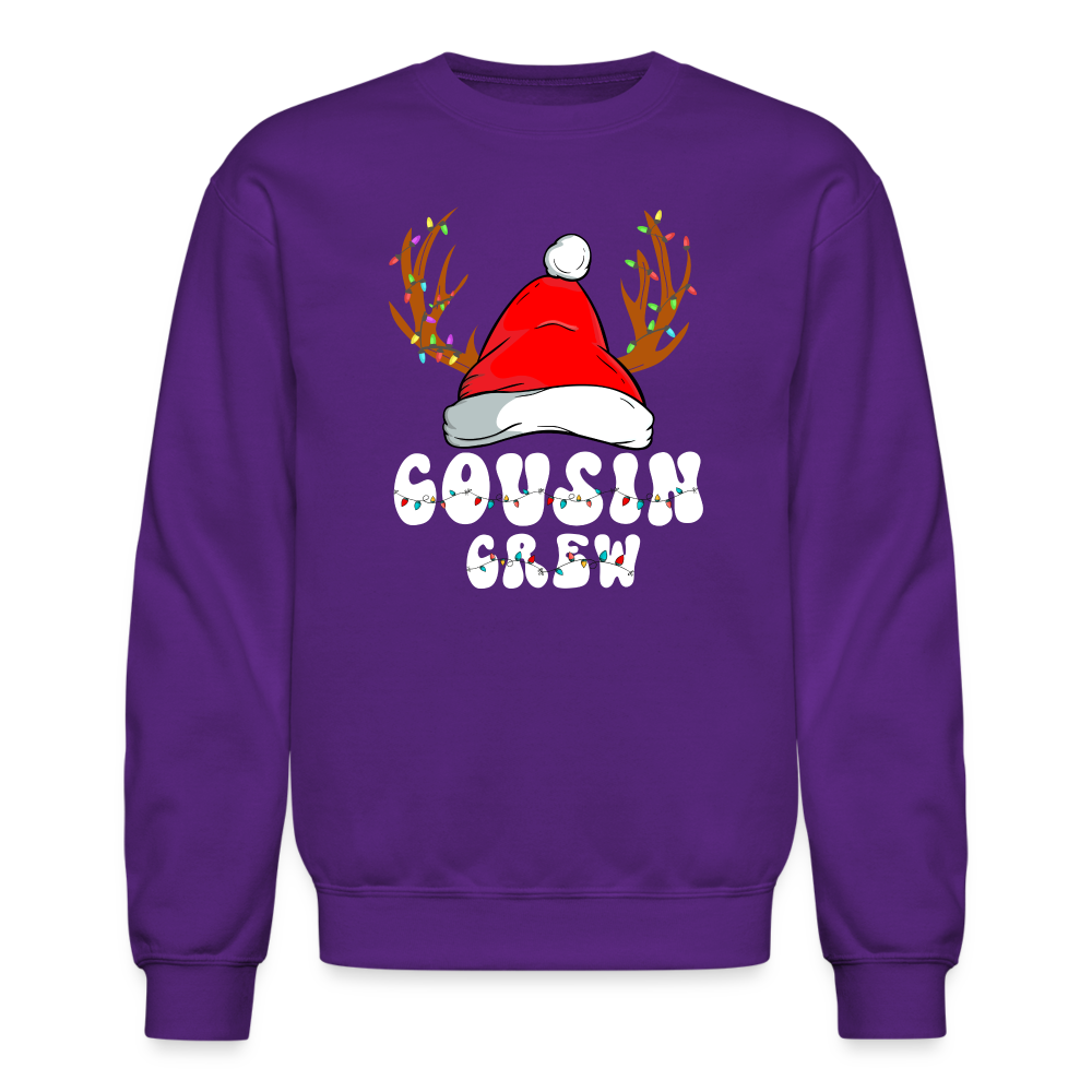 Cousin Crew Christmas Sweatshirt - purple