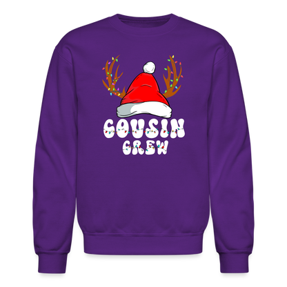 Cousin Crew Christmas Sweatshirt - purple