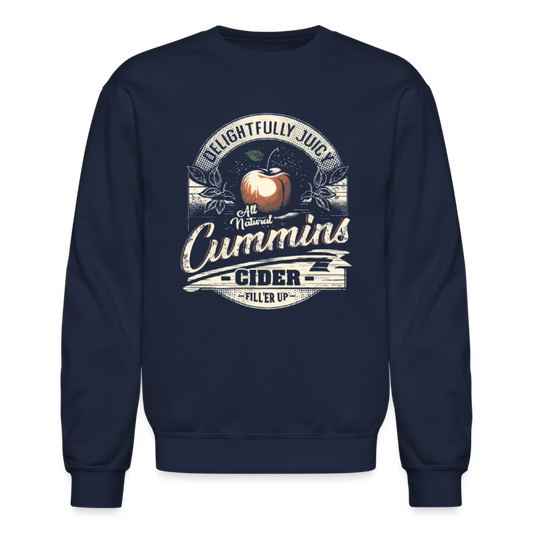 Vintage Cummins Cider (Funny Adult Humor) Sweatshirt - navy