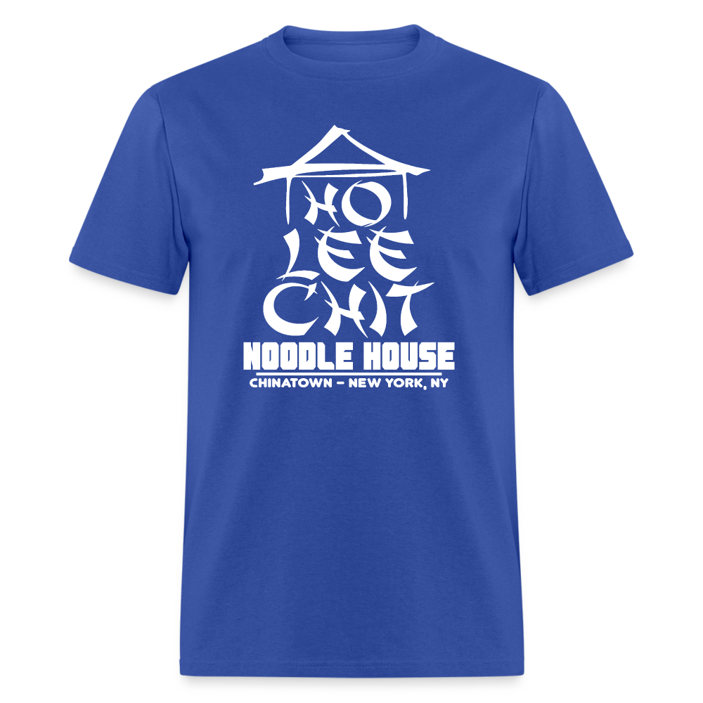 Ho Lee Chit Noodle House (Funny Wordplay) T-Shirt - royal blue