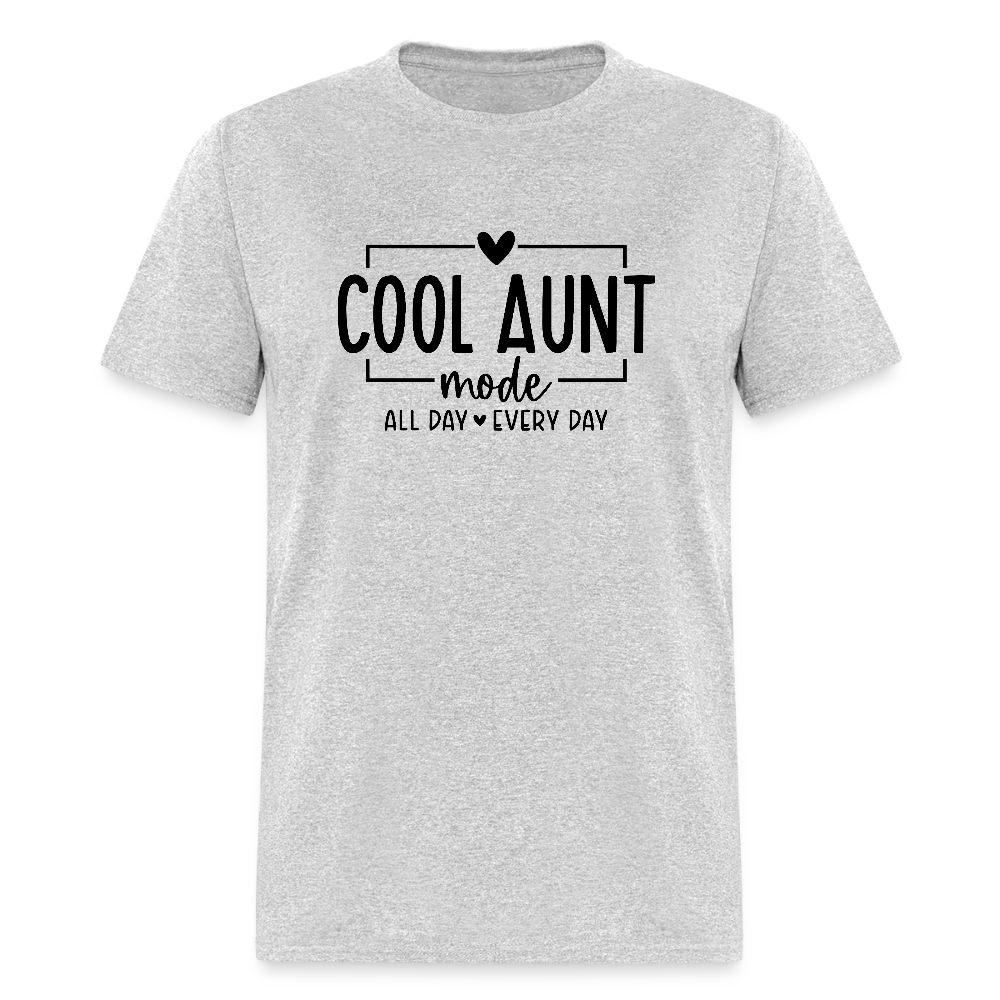 Cool Aunt Mode T-Shirt - heather gray