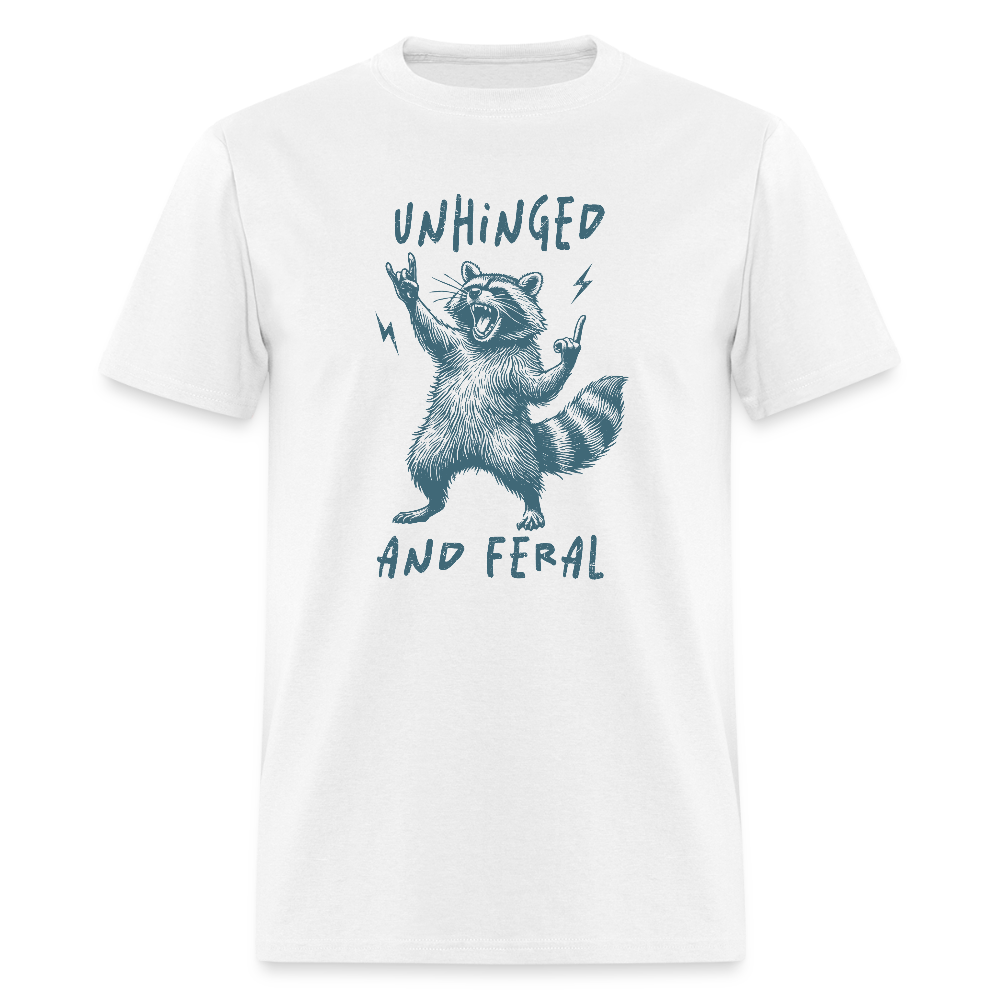 Unhinged and Feral T-Shirt - white