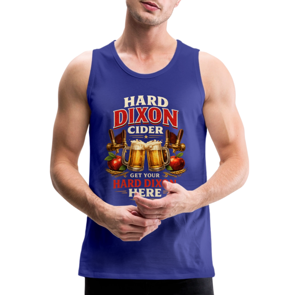 Hard Dixon Cider Funny Premium Tank Top Color: Royal Blue