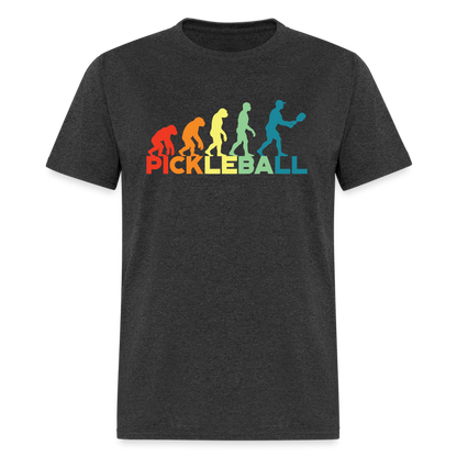 Pickleball Evolution T-Shirt - heather black