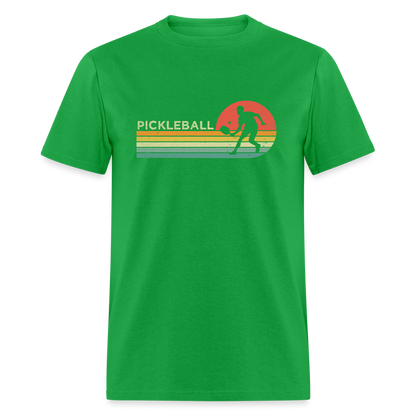 Retro Pickleball T-Shirt - bright green