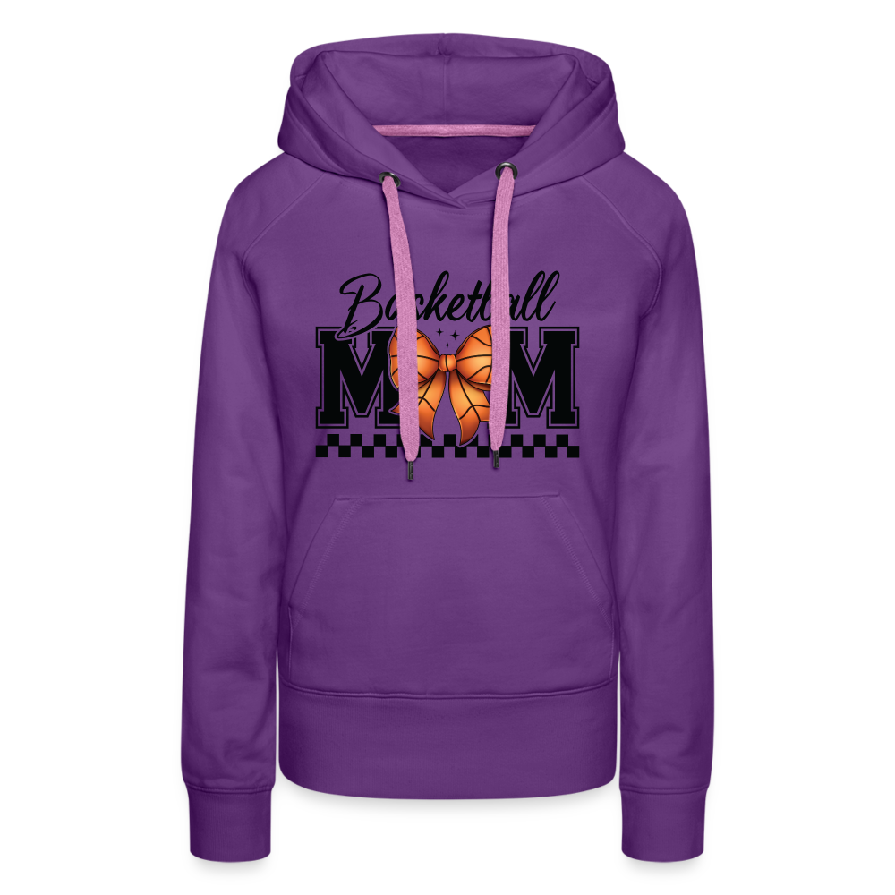 Basketball Mom Women’s Premium Hoodie - purple 