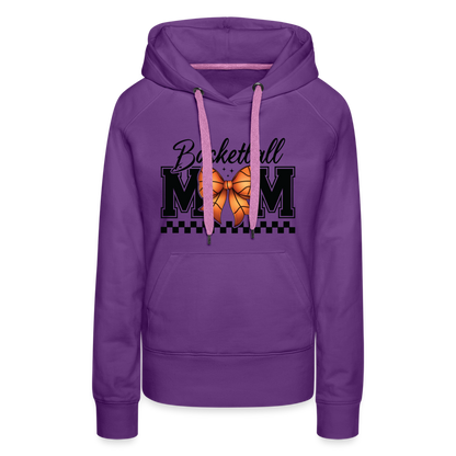 Basketball Mom Women’s Premium Hoodie - purple 