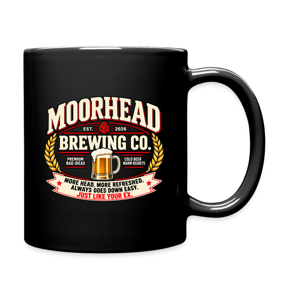 Moorhead Brewing Co. Black Coffee Mug Color: Black