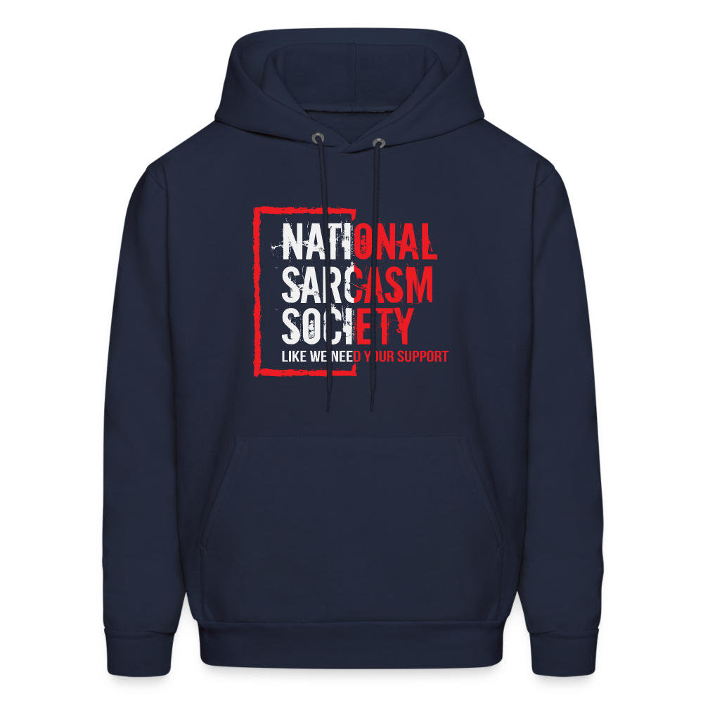 National Sarcasm Society Hoodie - navy