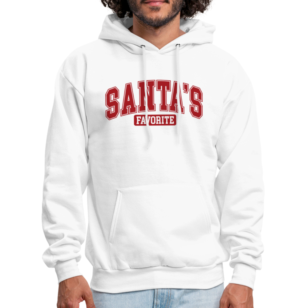 Santa's Favorite Hoodie - white