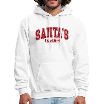 Santa's Favorite Hoodie - white