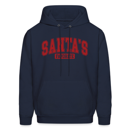 Santa's Favorite Hoodie - navy