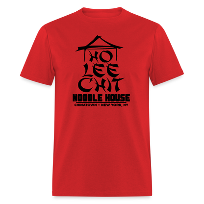 Ho Lee Chit (Noodle House) T-Shirt - red