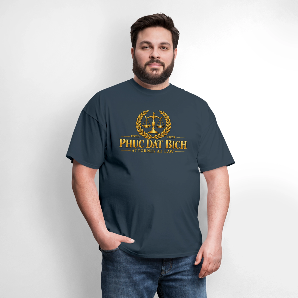 Phuc Dat Bich Attorney At Law T-Shirt -  blue dusk