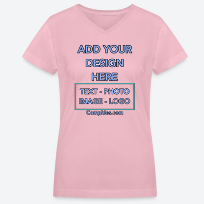 Customize Women's V-Neck T-Shirt | LAT 3507