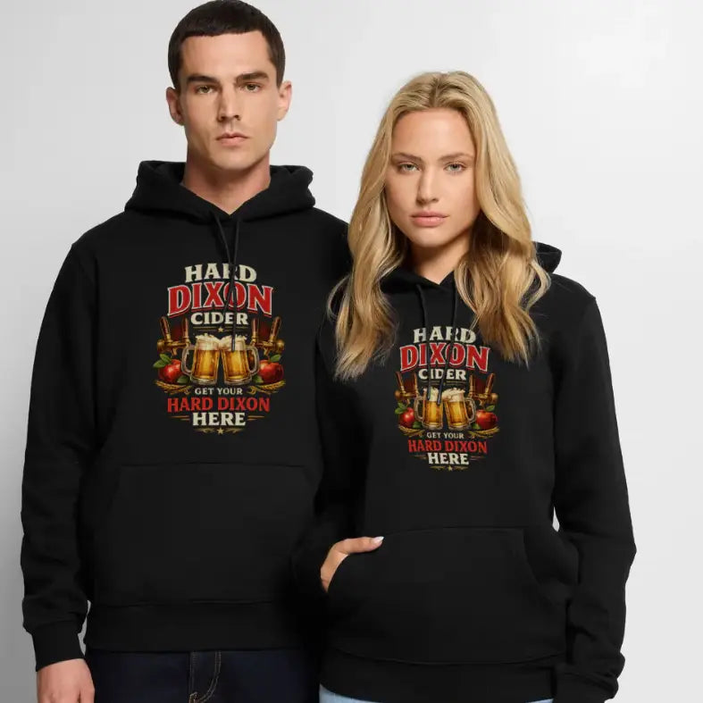 Hard Dixon Cider Funny Premium Hoodie (Funny Adult Humor) Color: Black
