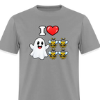 I Heart Boo Bees T-Shirt – Funny Halloween Adult Humor