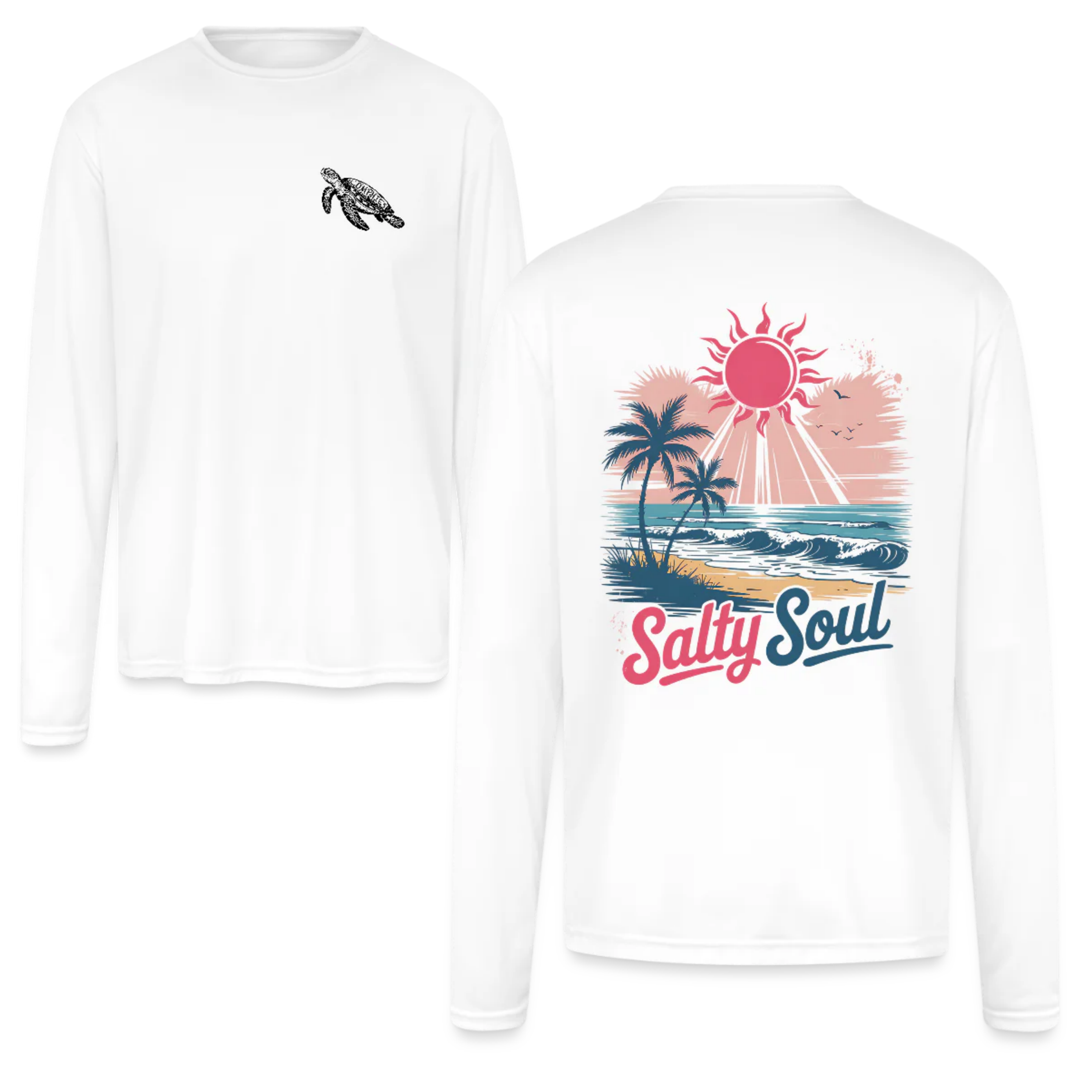 Salty Soul Beach Vibes Long Sleeve Shirt