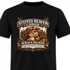 Stuffed Beaver Lodge Funny Adult T-Shirt