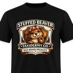 Stuffed Beaver Taxidermy Funny Adult T-Shirt