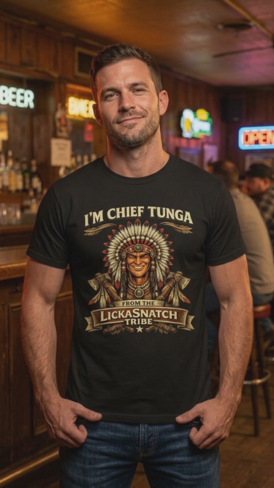 I'm Chief Tunga from the Lickasnatch Tribe T-Shirt