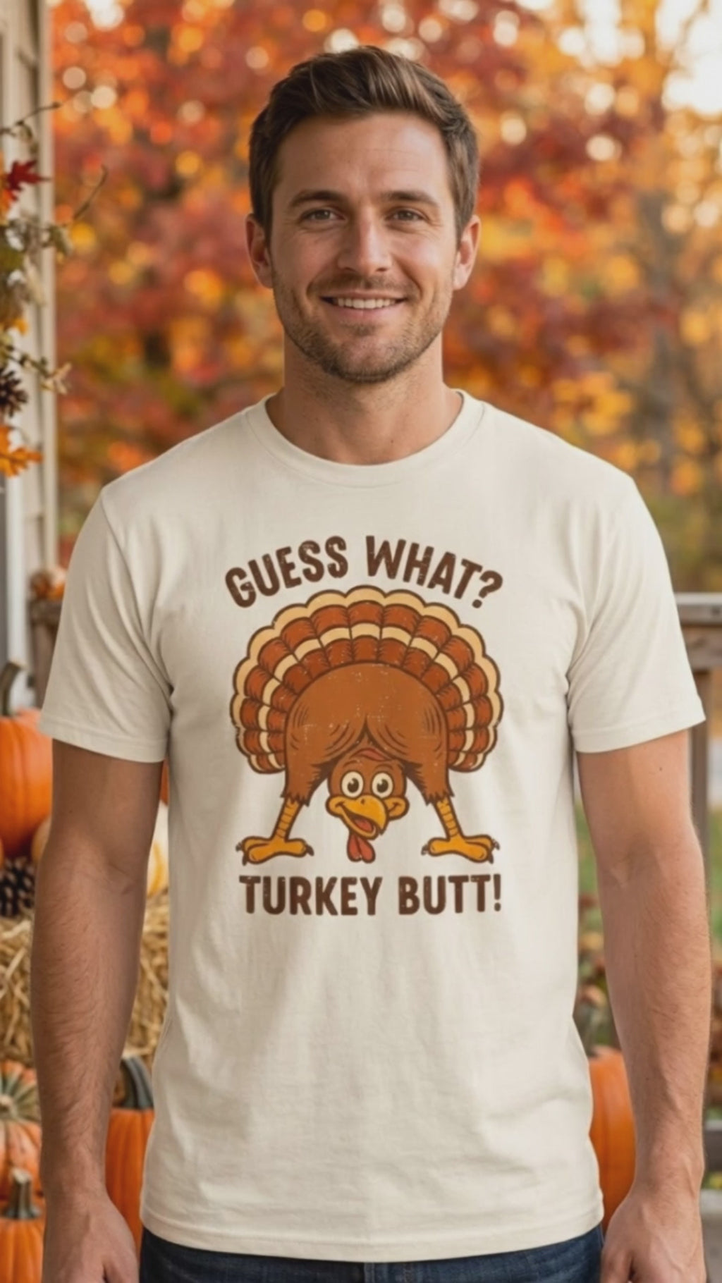 Guess What Turkey Butt T-Shirt Video