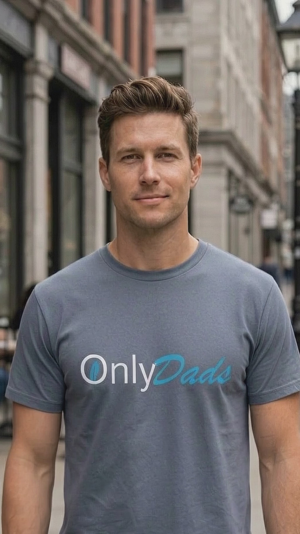 OnlyDads T-Shirt Color: heather black