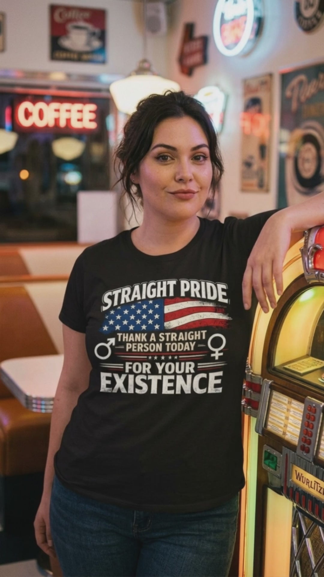 STRAIGHT PRIDE Women’s T-Shirt Video