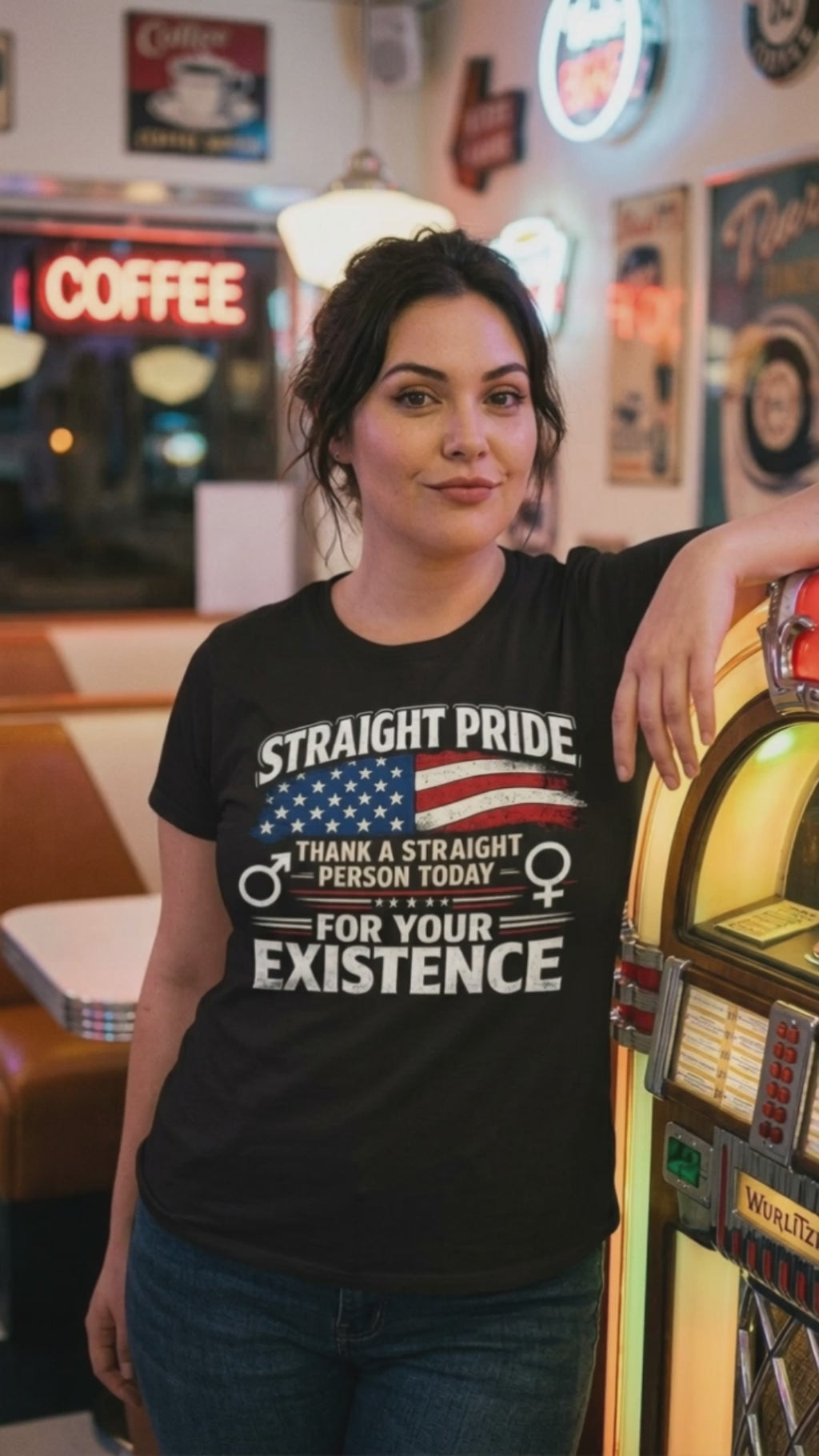 STRAIGHT PRIDE Women’s T-Shirt Video