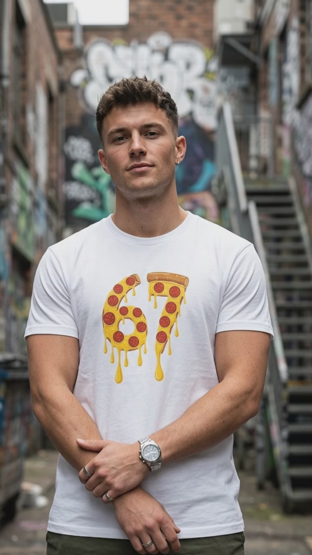 Six Seven 67 Pizza T-Shirt Video
