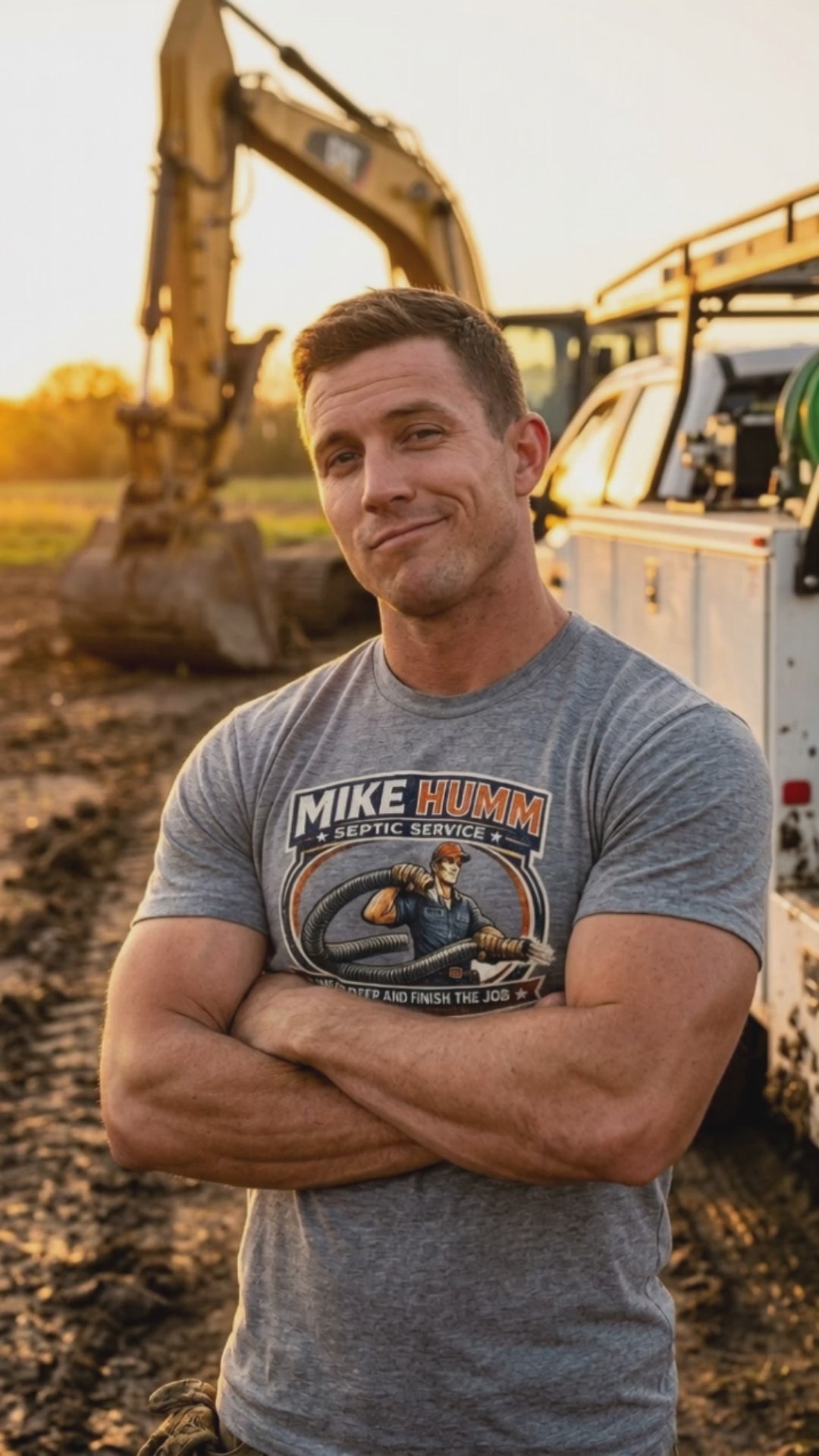 Mike Humm Septic Service T-Shirt Video