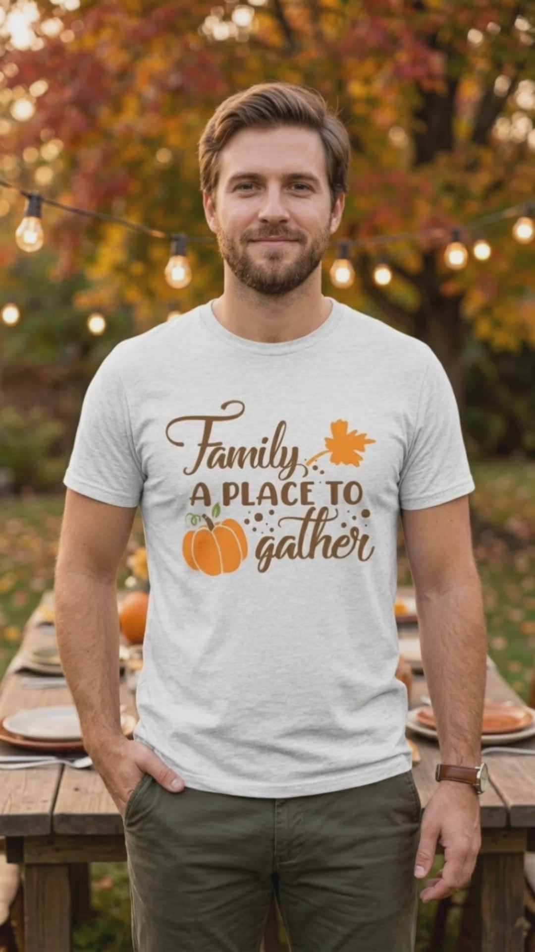 Family A Place To Gather T-Shirt Video